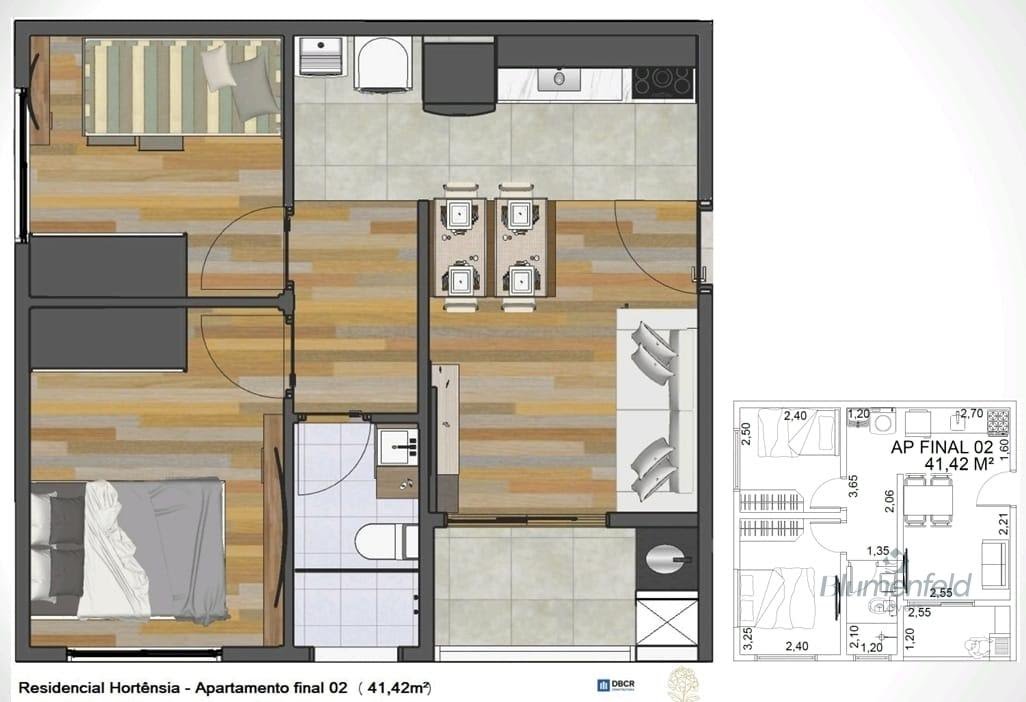 Apartamento à venda com 2 quartos, 1 banheiro, 1 vaga e 37m² no Nossa Senhora do Carmo, Arujá (SP) — foto 7 de 11