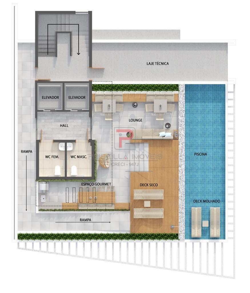 Apartamento à venda com 1 quarto, 1 banheiro e 24m² no Manaíra, João Pessoa (PB) — foto 10 de 21