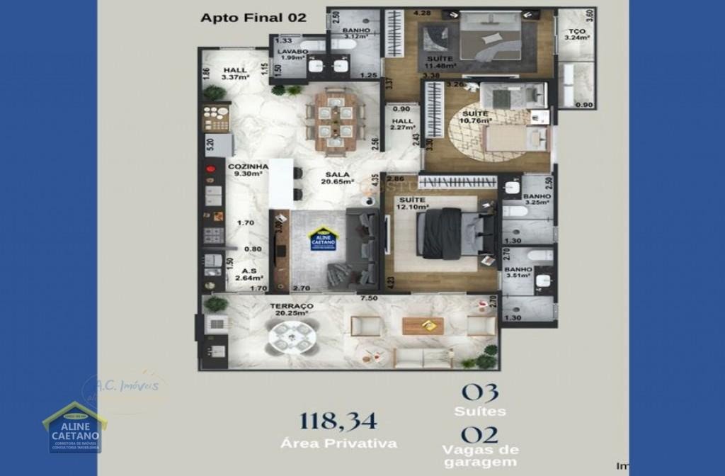 Apartamento à venda com 2 quartos, 1 suíte, 2 vagas e 85m² no Aviação, Praia Grande (SP) — foto 15 de 25