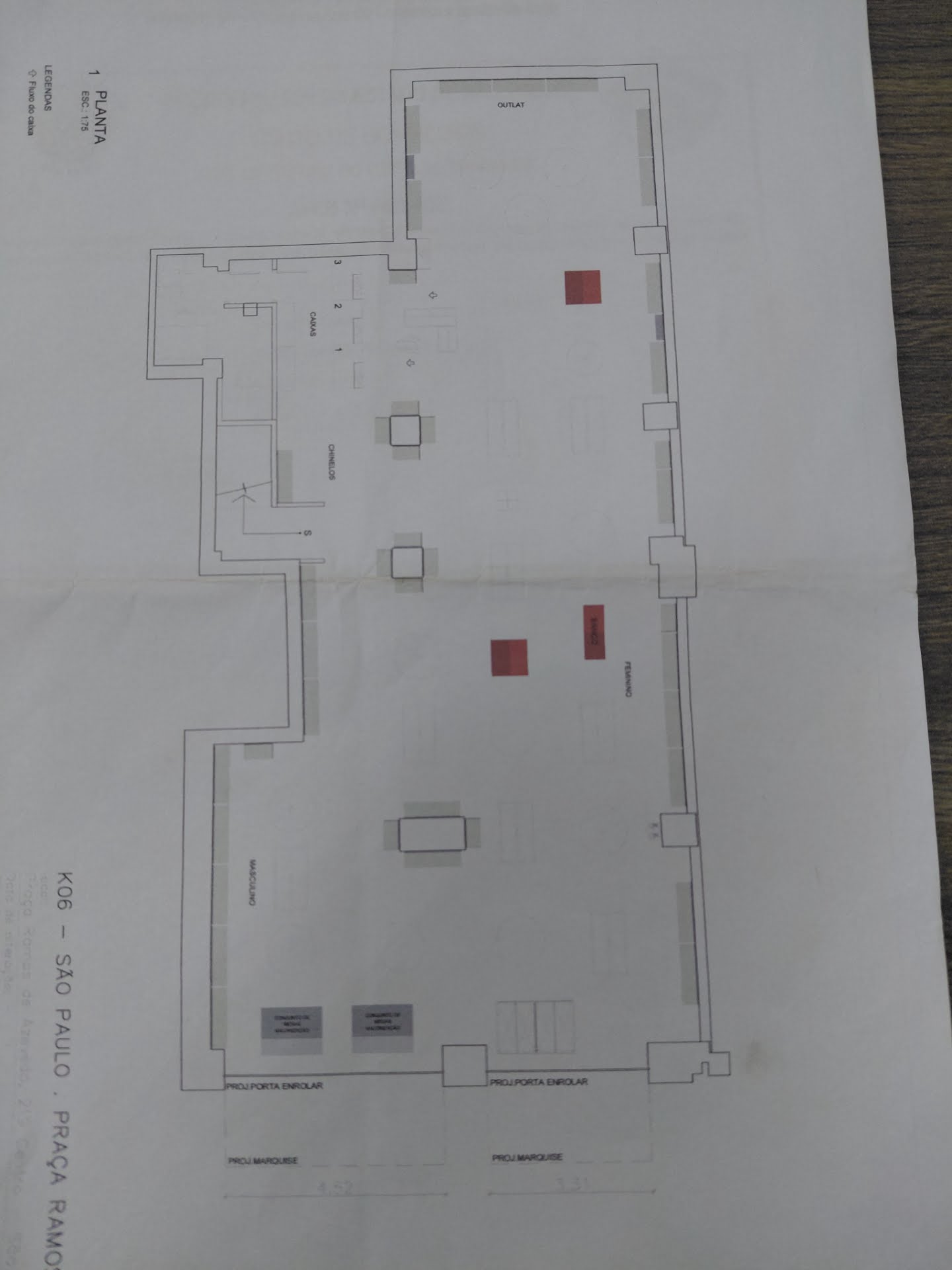 Planta da loja