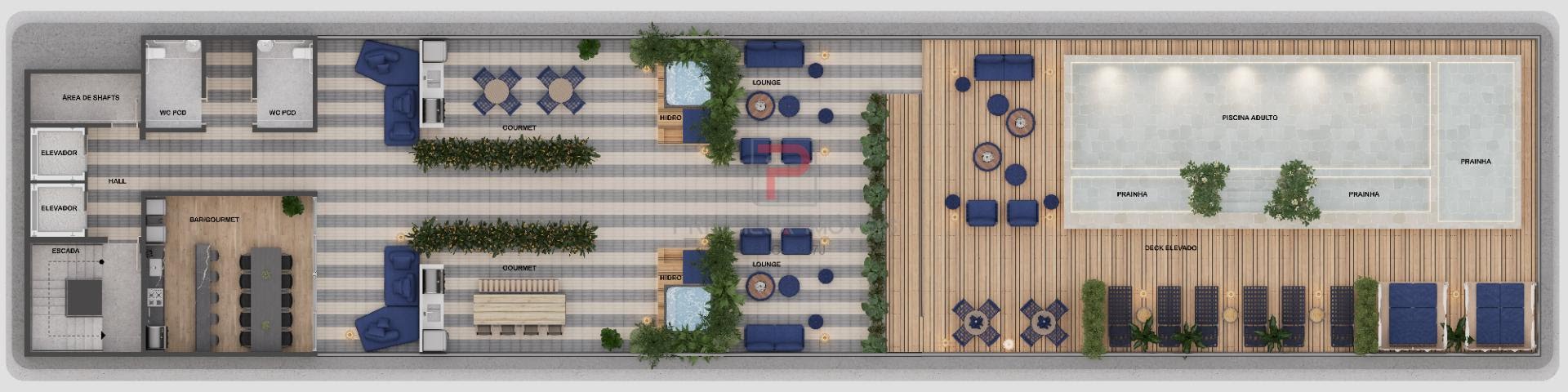 Apartamento à venda com 1 quarto, 1 banheiro e 17m² no Cabo Branco, João Pessoa (PB) — foto 19 de 21