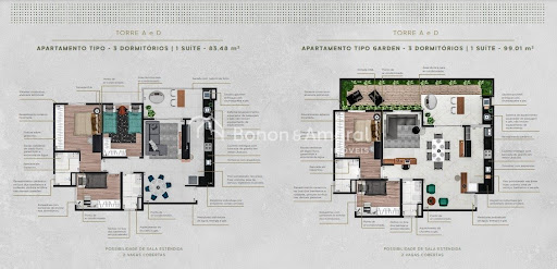 Apartamento, 3 quartos, 83 m² - Foto 3