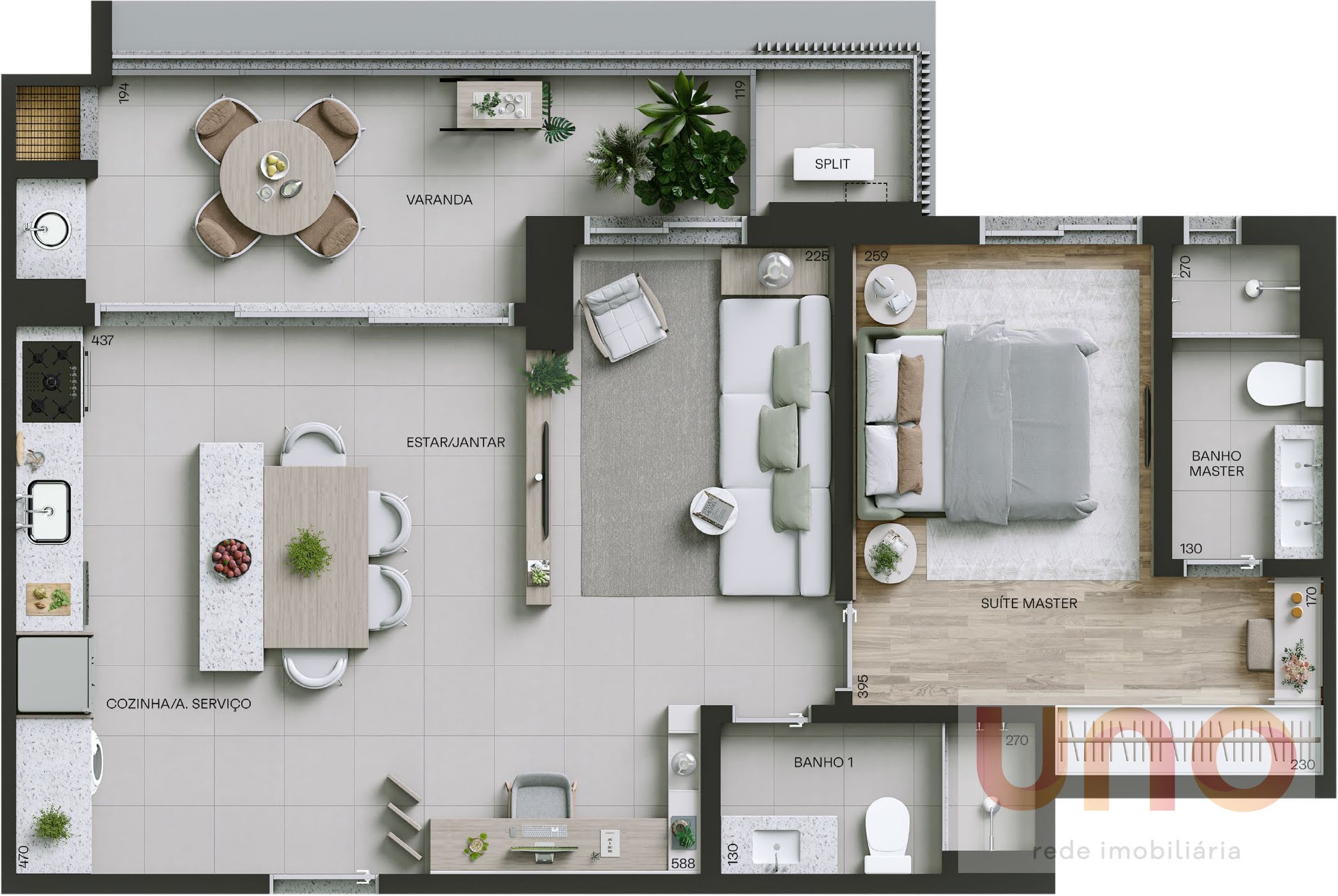 Apartamento à venda com 3 quartos, 1 suíte, 2 vagas e 102m² no Via Park, Campo Grande (MS) — foto 26 de 30