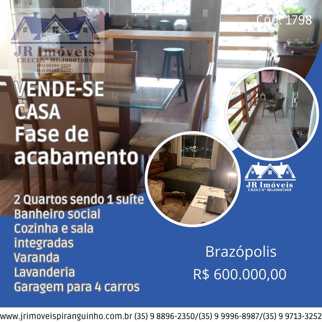 Casa à venda com 2 quartos, 1 suíte, 4 vagas e 300m² no Alto da Gloria, Brazópolis (MG) — foto 2 de 9