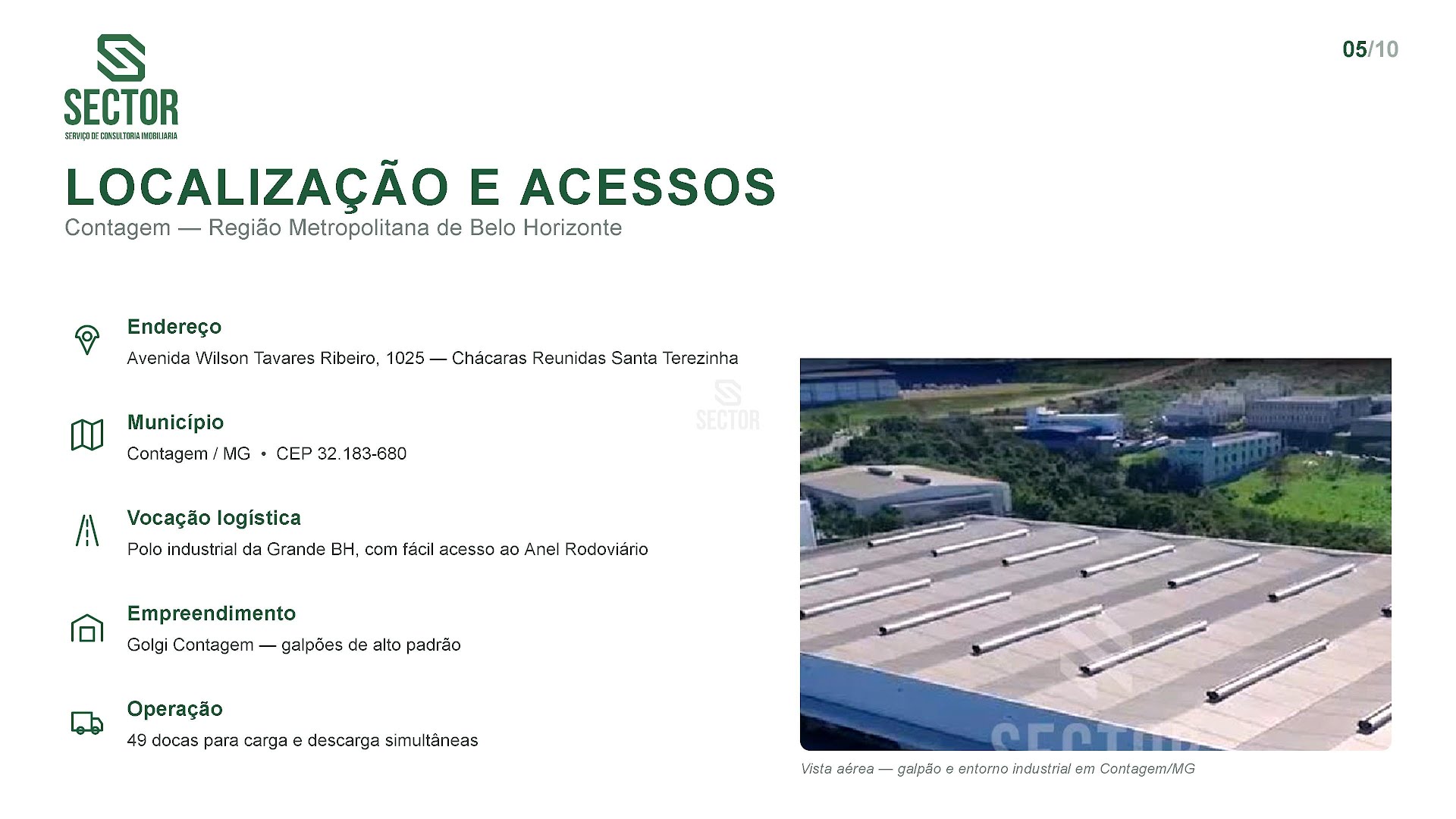 Apresentação Sector - Slide 5/10