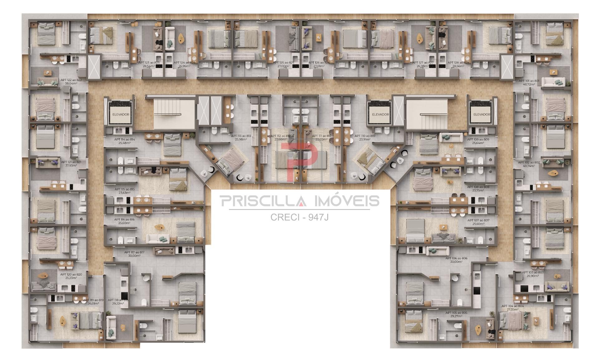 Apartamento à venda com 1 quarto, 1 banheiro, 1 vaga e 23m² no Intermares, Cabedelo (PB) — foto 14 de 30