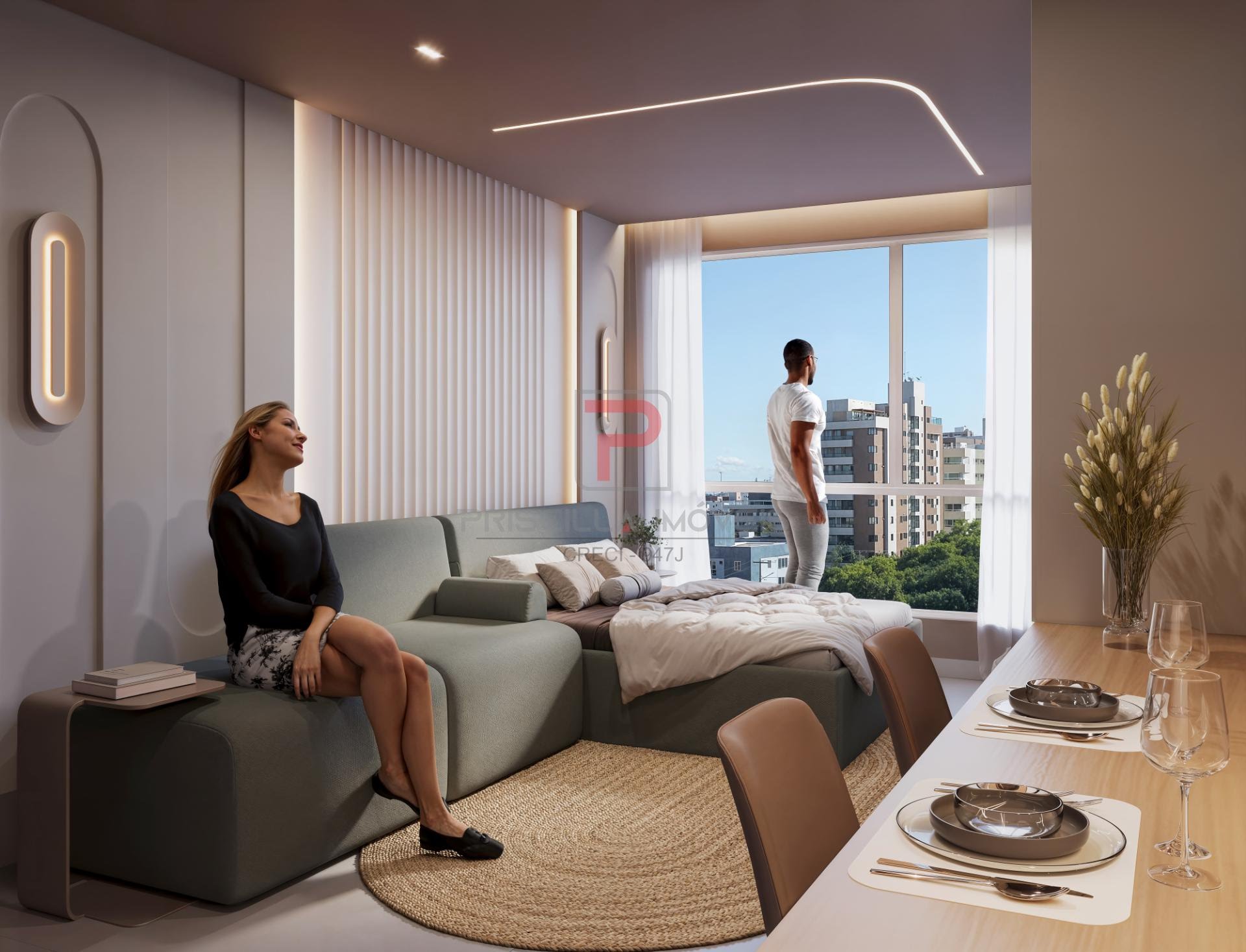 Apartamento à venda com 1 quarto, 1 banheiro, 1 vaga e 25m² no Intermares, Cabedelo (PB) — foto 13 de 16