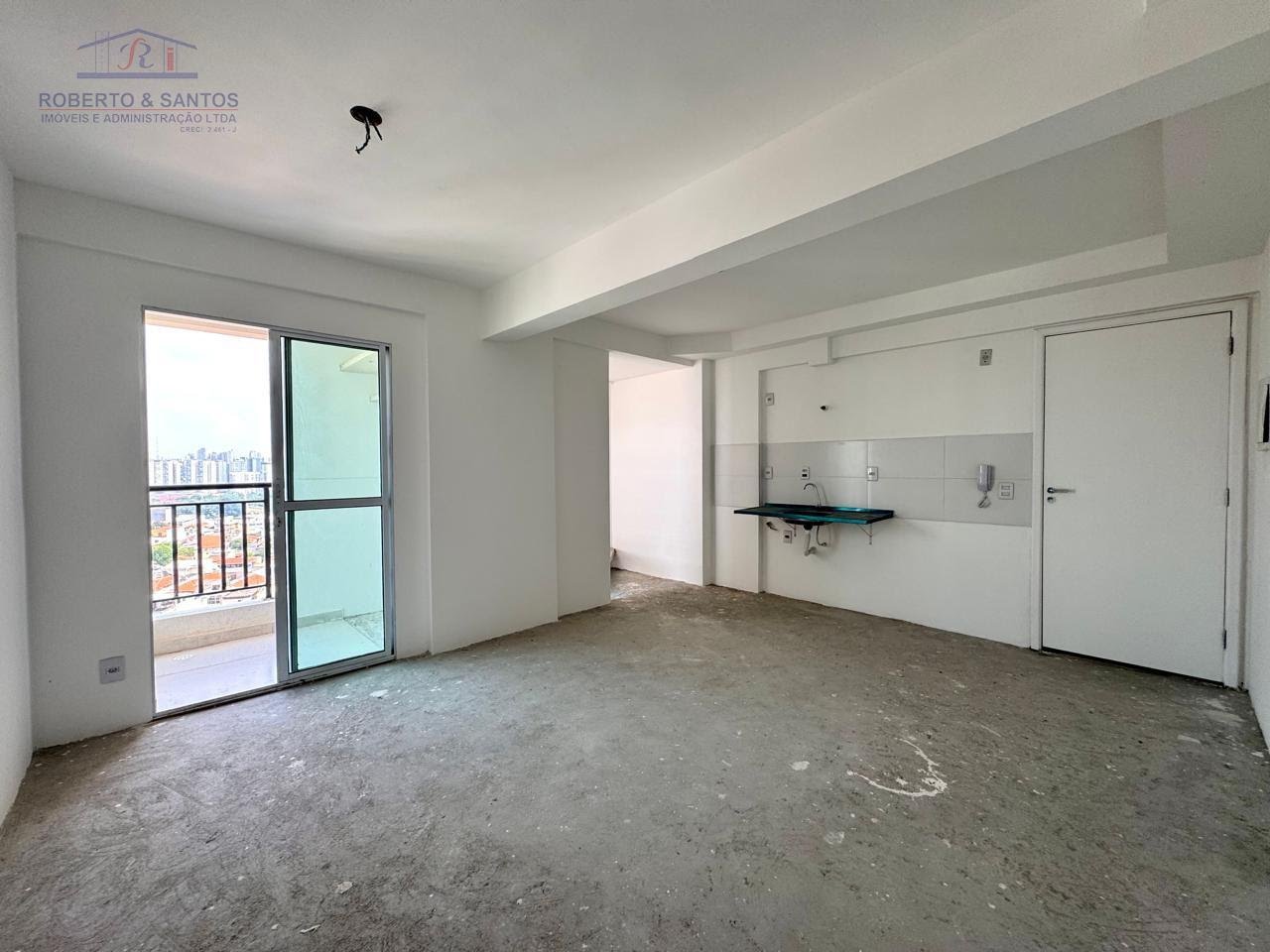 Sala e cozinha, conceito aberto