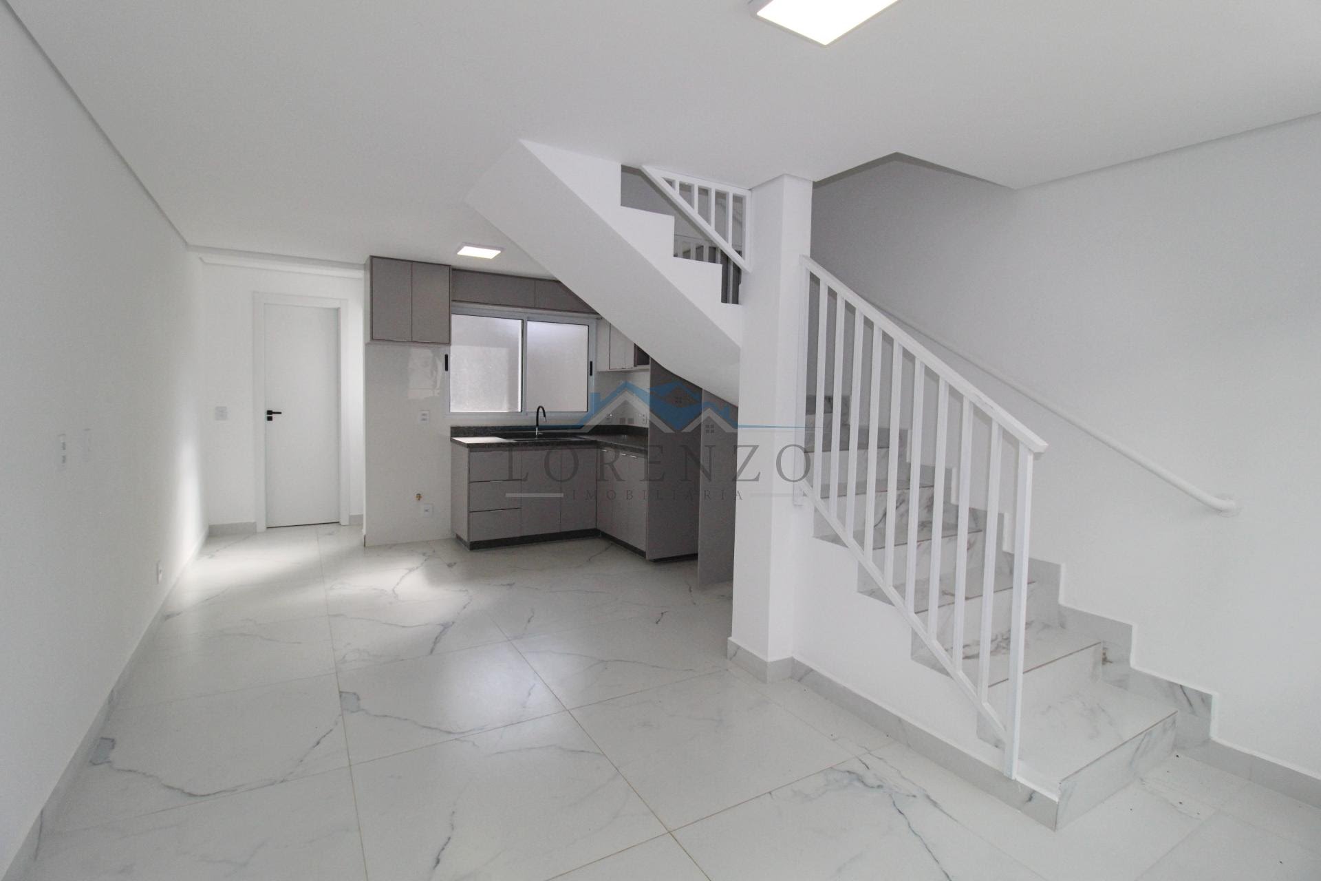 Sala de estar e cozinha