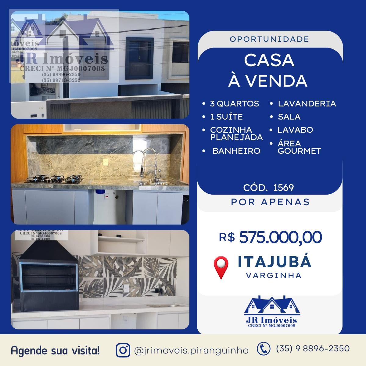 Casa à venda com 2 quartos, 2 banheiros e 125m² no Varginha, Itajubá — foto principal