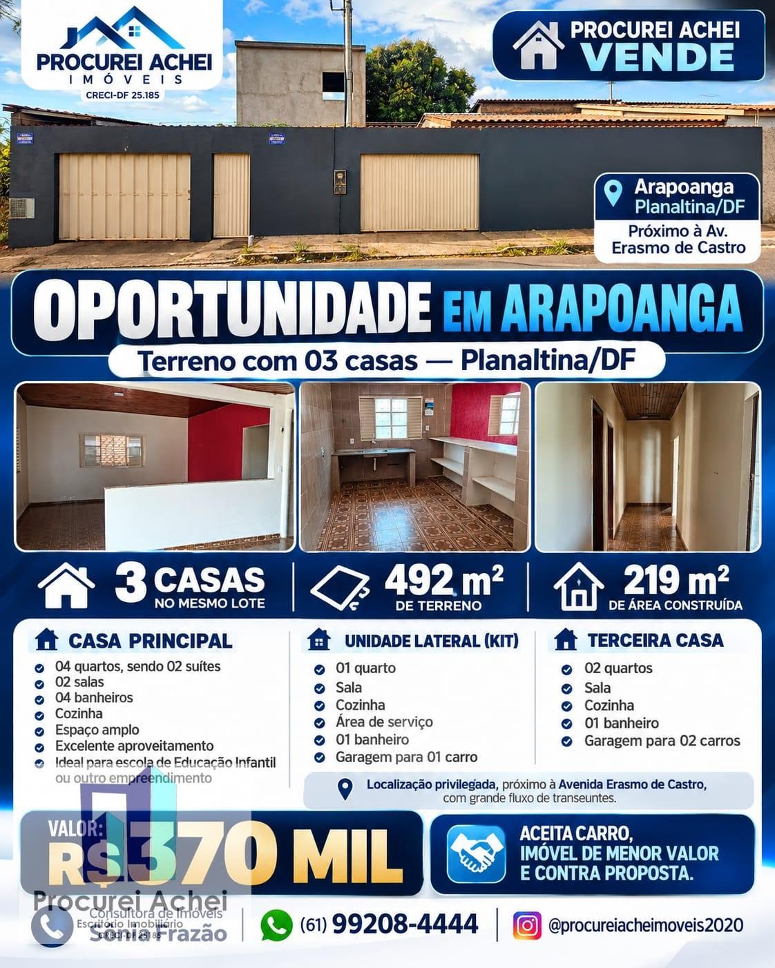 Casa à venda com 4 quartos, 4 banheiros, 4 vagas e 492m² no Portal do Amanhecer., Brasília — foto principal