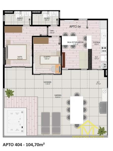 Apartamento à venda com 2 quartos, 2 banheiros, 1 vaga e 62m² no Praia de Itaparica, Vila Velha (ES) — foto 8 de 12