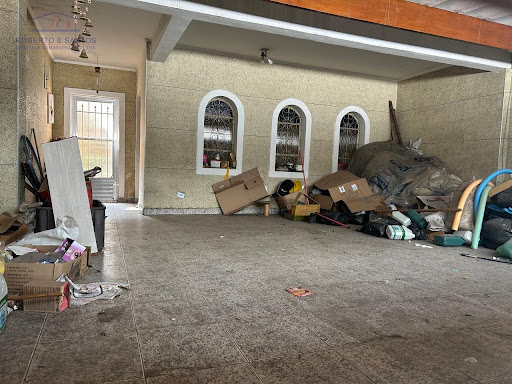 Vista da garagem 