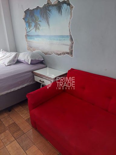 Kitnet "pé na areia" na Boa Vista  em  São Vicente/SP.