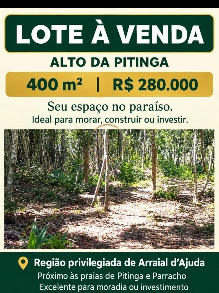 Terreno à venda com 400m² de terreno no Alto de Pitinga, Porto Seguro (BA) — foto 11 de 12