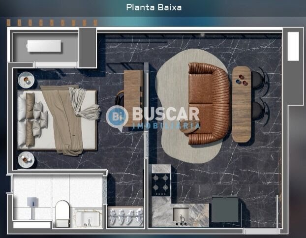 Apartamento à venda com 1 quarto, 1 suíte e 33m² no Centro, Feira de Santana (BA) — foto 6 de 6