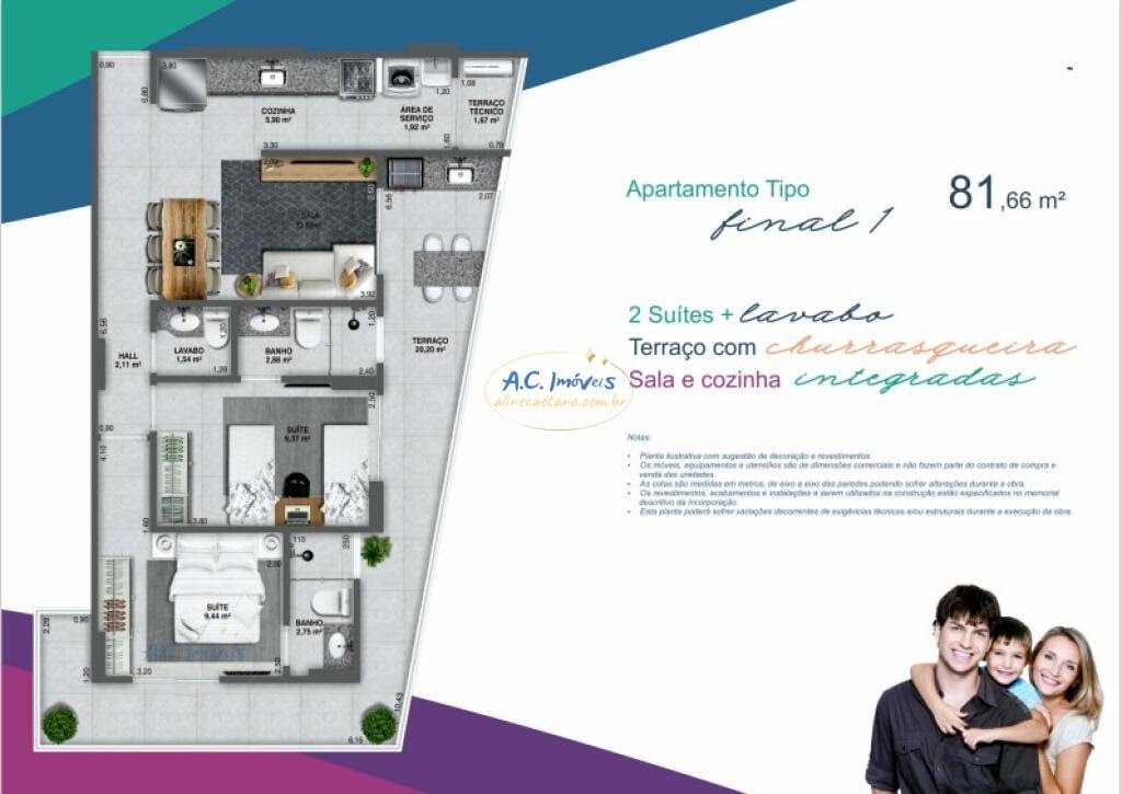 Apartamento à venda com 2 quartos, 1 banheiro, 1 vaga e 63m² no Aviação, Praia Grande (SP) — foto 17 de 17