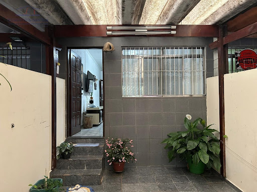 Garagem coberta