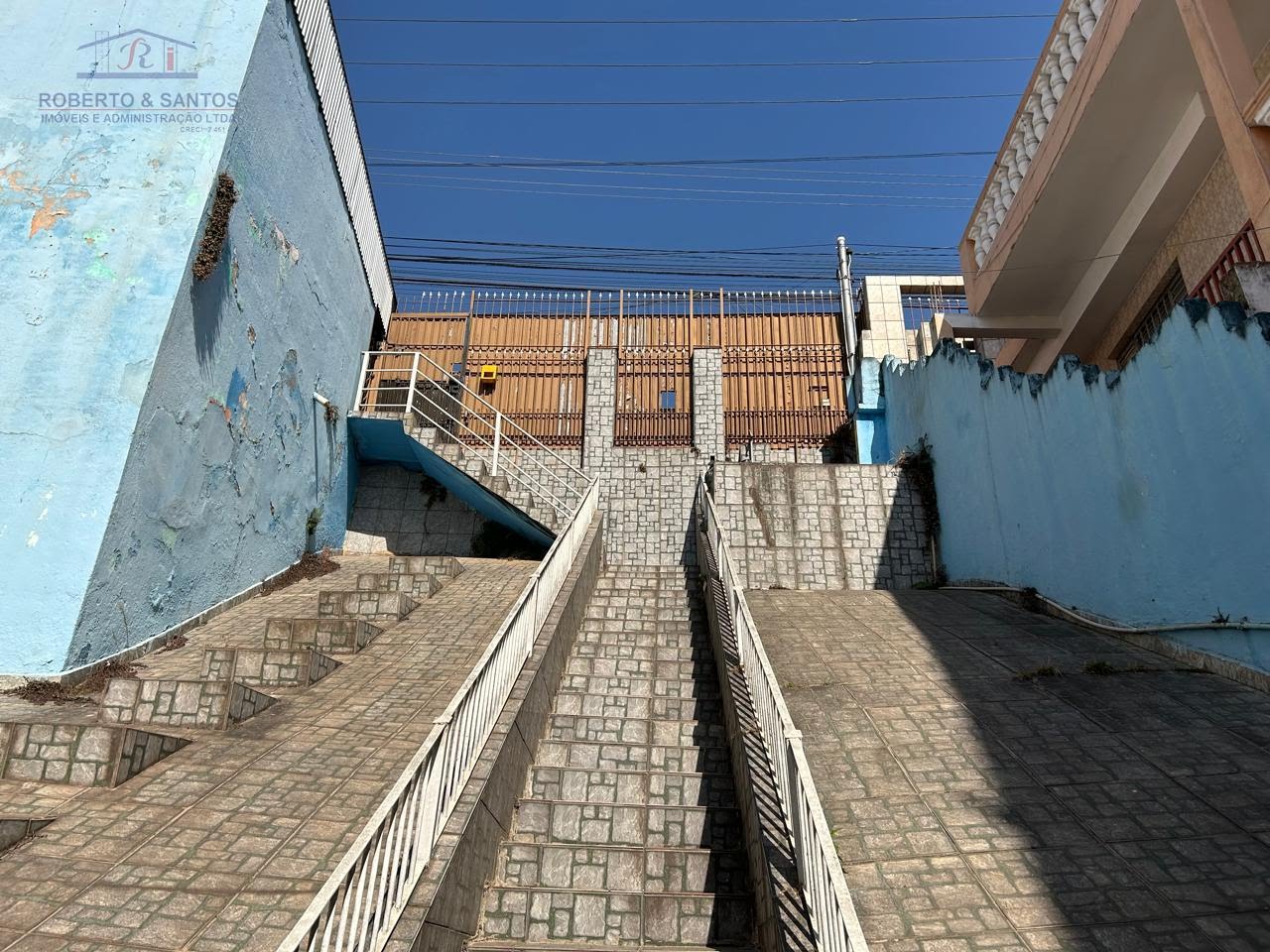 Vista do acesso a casa
