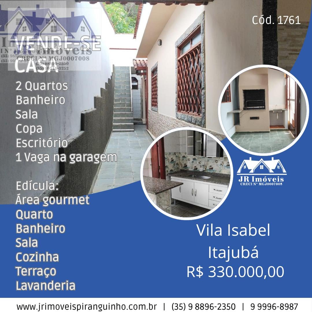 Casa à venda com 3 quartos, 2 banheiros e 1 vaga no Vila Isabel, Itajubá (MG) — foto 2 de 28