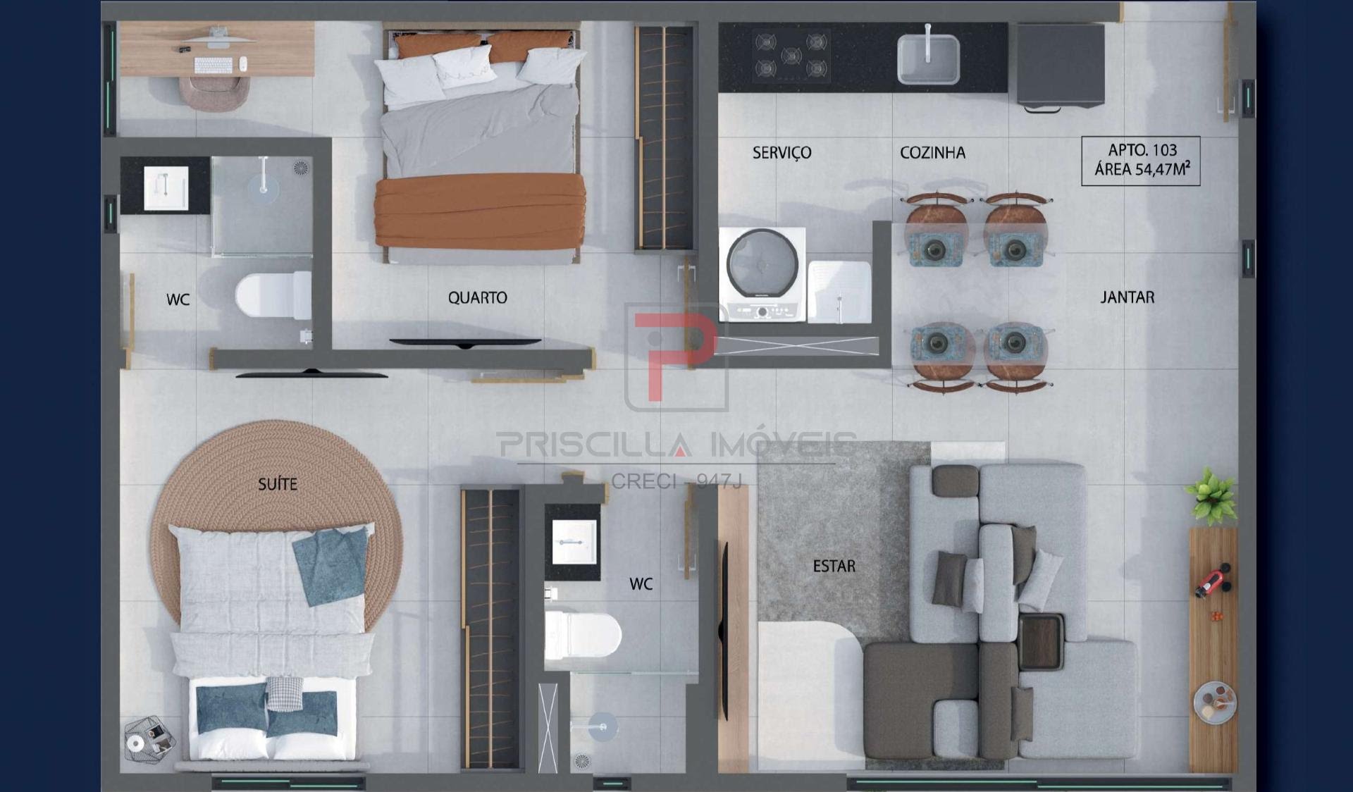 Apartamento à venda com 2 quartos, 1 suíte, 1 vaga e 65m² no Estados, João Pessoa (PB) — foto 14 de 18