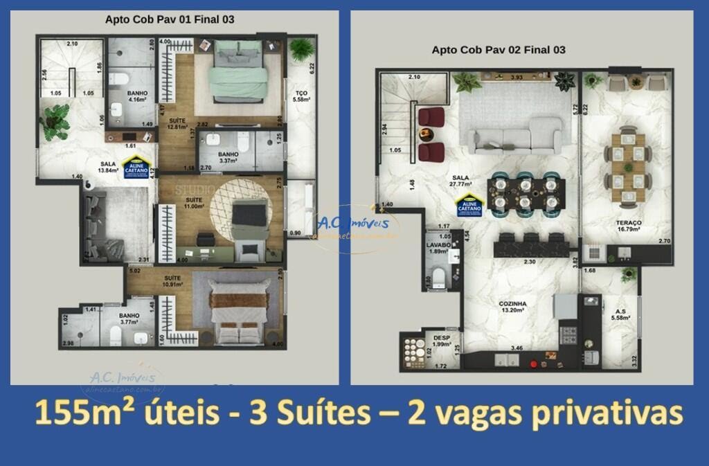 Apartamento à venda com 2 quartos, 1 suíte, 2 vagas e 82m² no Guilhermina, Praia Grande (SP) — foto 9 de 20