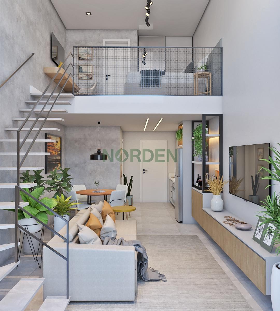 Apartamento Loft de 51 m² com 1 quarto no Santa 4, Santa Monica