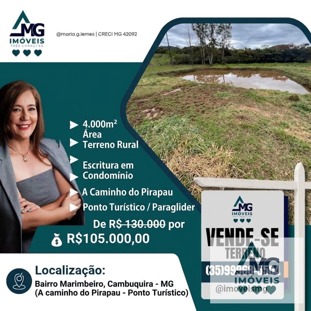 Terreno à venda com 4000m² de terreno no Area Rural Cambuquira, Cambuquira — foto principal