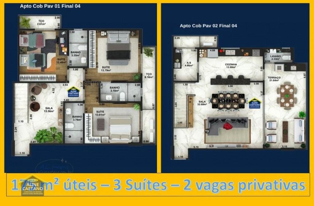 Apartamento à venda com 2 quartos, 1 suíte, 2 vagas e 85m² no Aviação, Praia Grande (SP) — foto 9 de 25