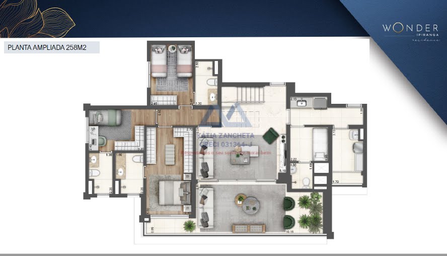 Cobertura à venda com 3 quartos, 3 suítes, 3 vagas e 313m² no Ipiranga, São Paulo (SP) — foto 13 de 22