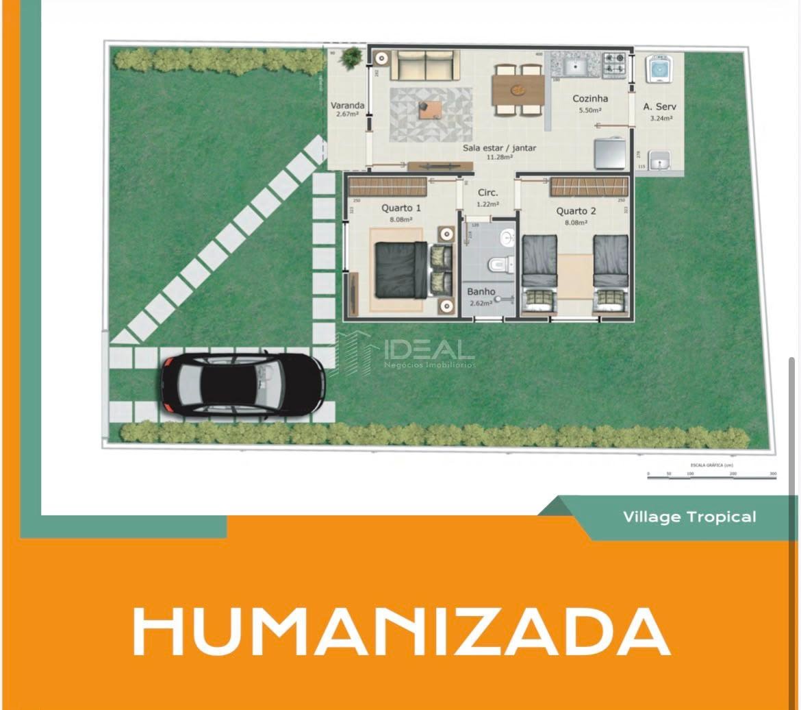 Casa à venda com 2 quartos, 1 banheiro, 2 vagas e 46m² no Vivendas dos Coqueiros, Campos dos Goytacazes (RJ) — foto 4 de 13