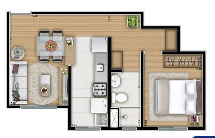 Apartamento à venda com 1 quarto, 1 banheiro e 35m² no Jardim São João (Jaraguá), São Paulo (SP) — foto 24 de 24