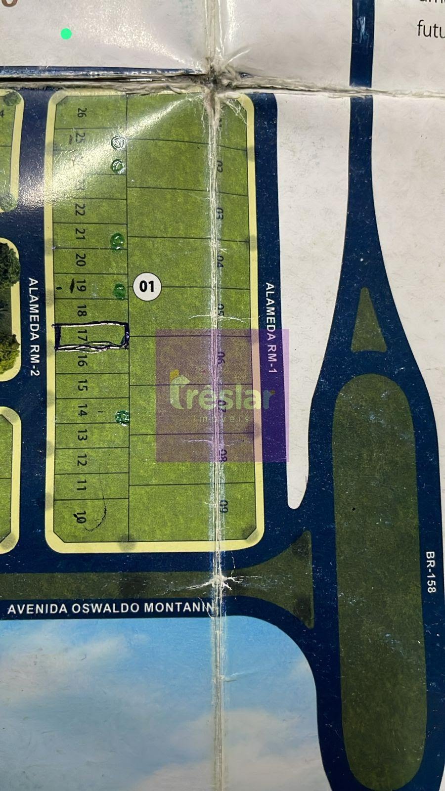 Terreno à venda com 420m² de terreno no Montanini, Três Lagoas — foto principal