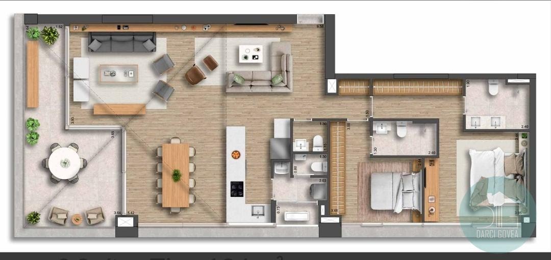 Apartamento à venda com 2 quartos, 2 suítes, 2 vagas e 137m² no Itaim Bibi, São Paulo (SP) — foto 2 de 23