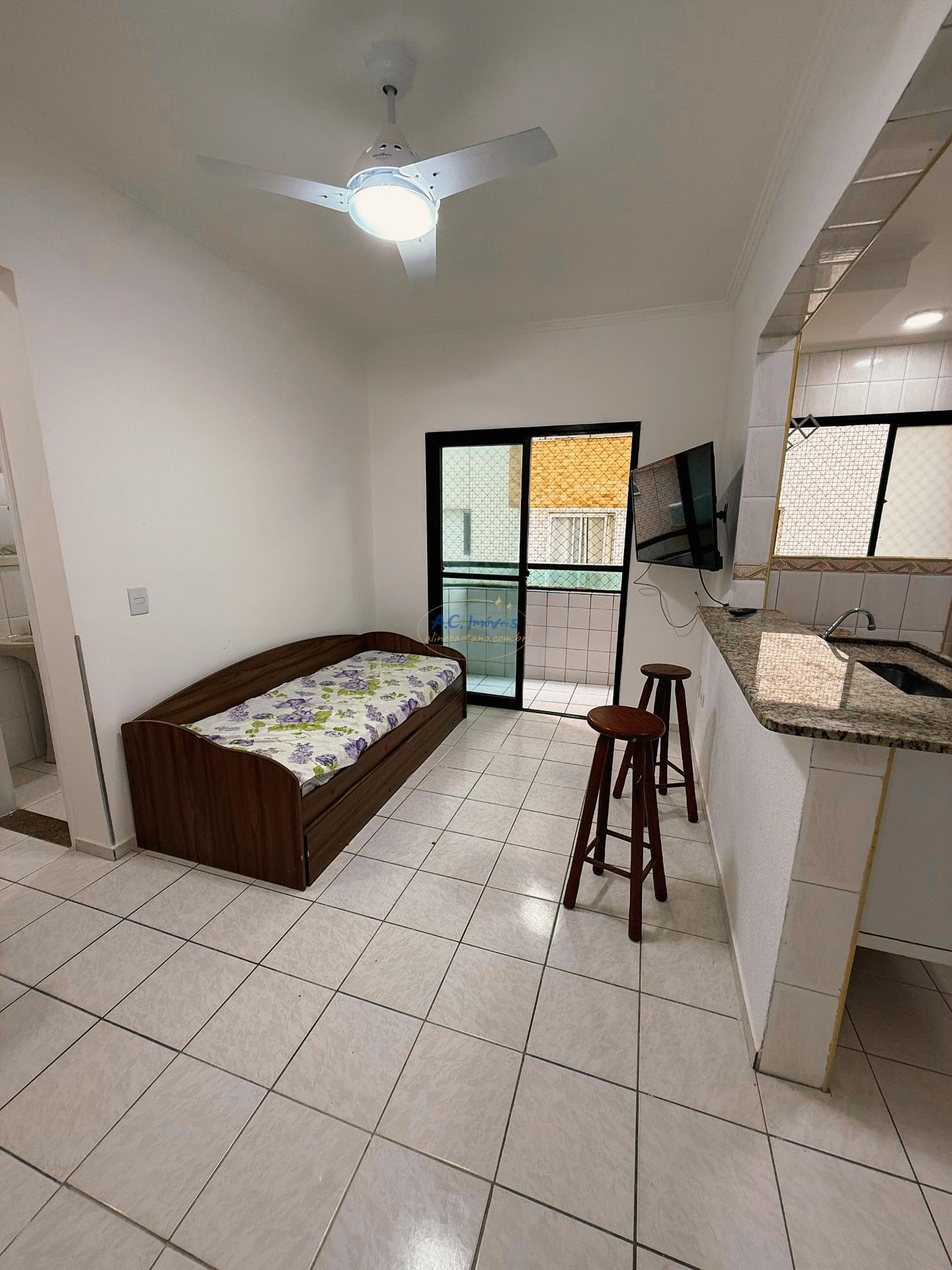 Apartamento à venda com 1 quarto, 1 banheiro, 1 vaga e 43m² no Vila Assuncao, Praia Grande (SP) — foto 3 de 16
