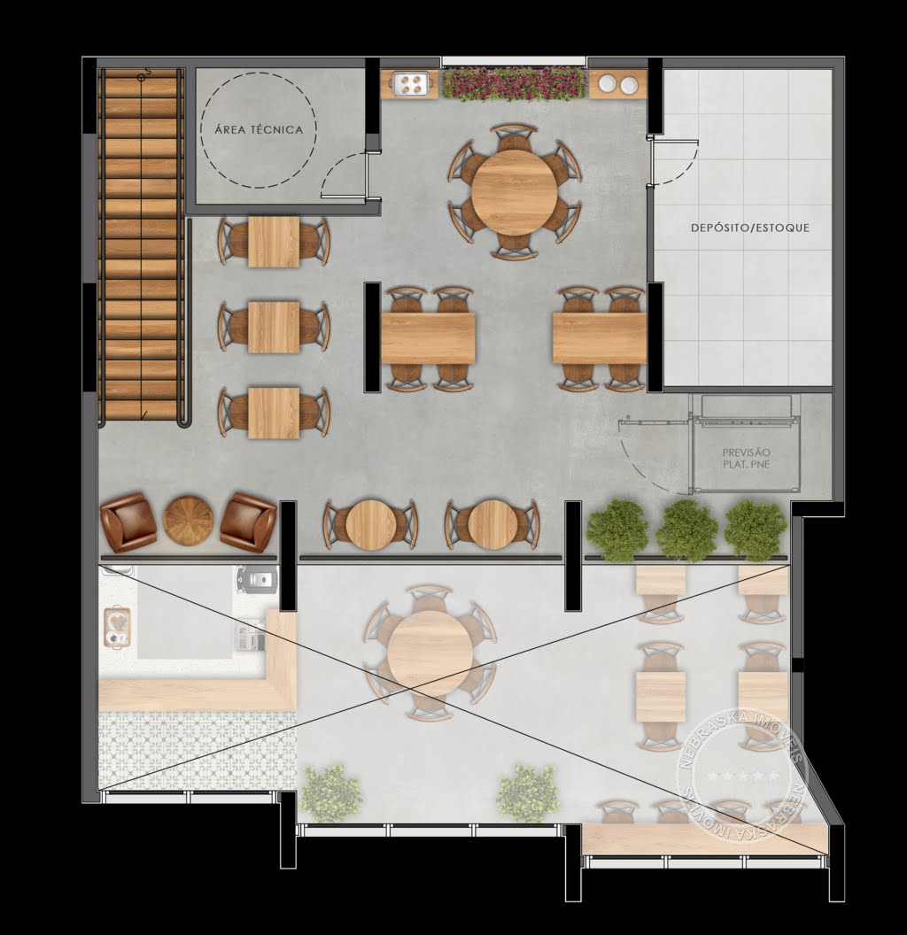 Planta 04 - 148m² - loja