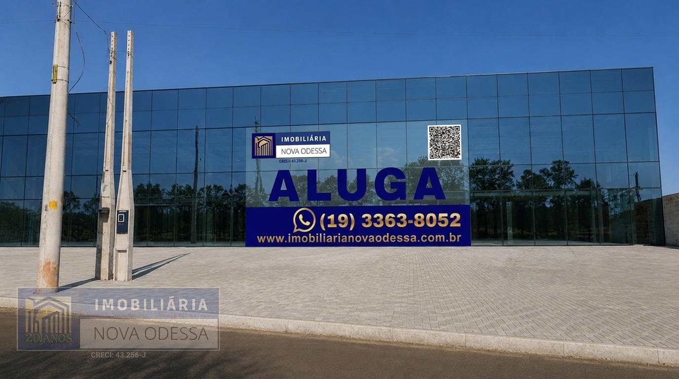Salão comercial premium em Sumaré com 2000m² pé direito alto