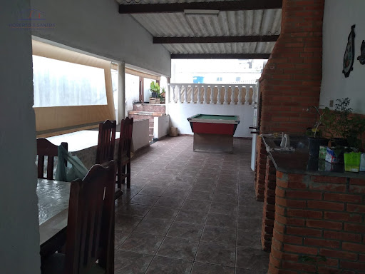 Área de lazer em cima da casa