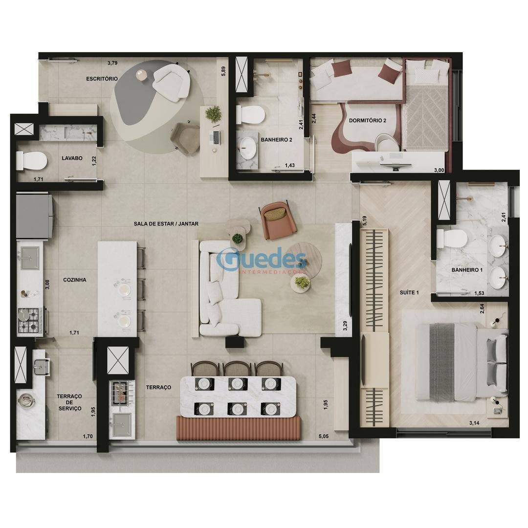Apartamento à venda com 3 quartos, 1 suíte, 1 vaga e 59m² no Morumbi, São Paulo (SP) — foto 27 de 30
