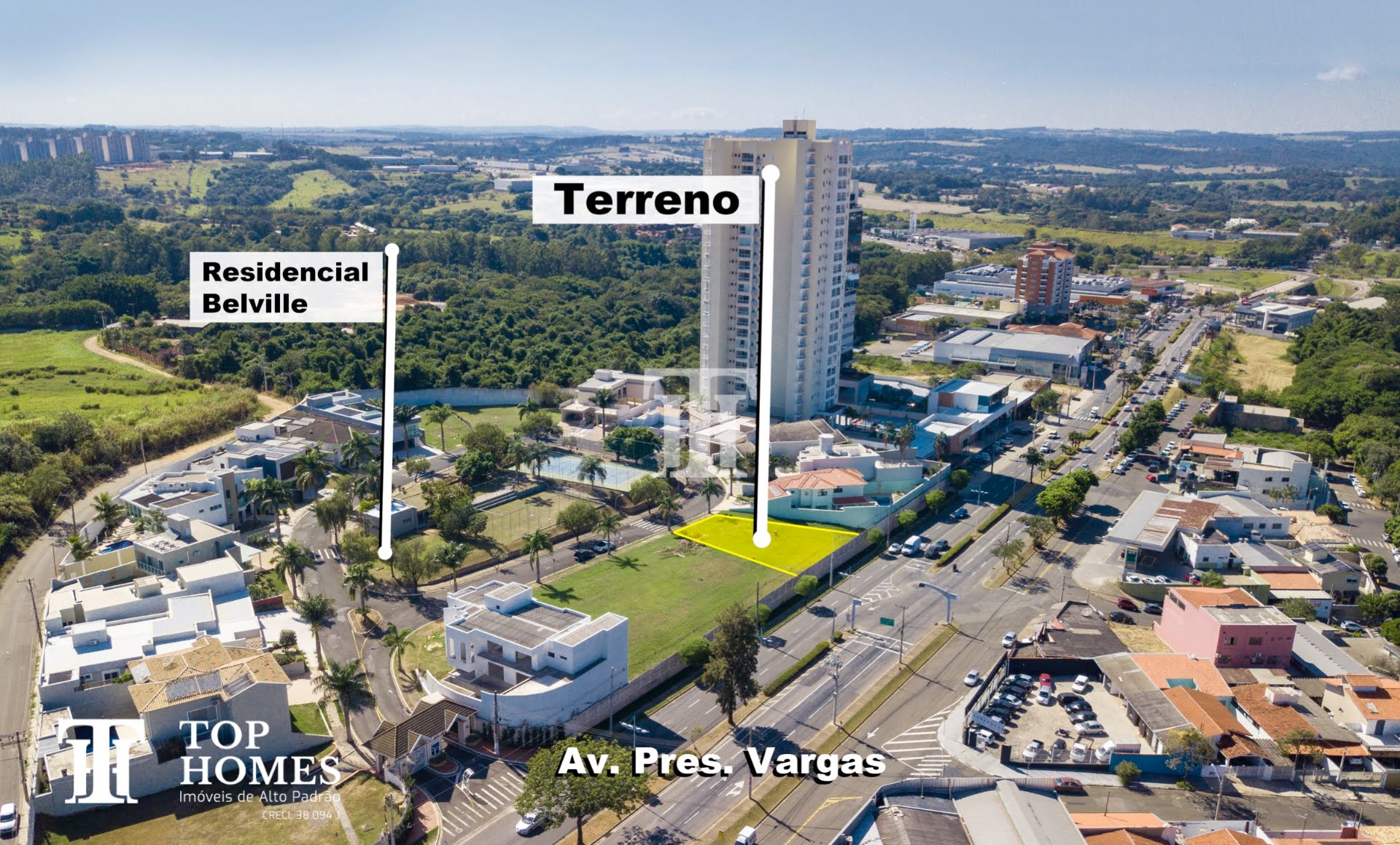 Terreno/lote à venda no condomínio Residencial Belville - Indaiatuba/SP