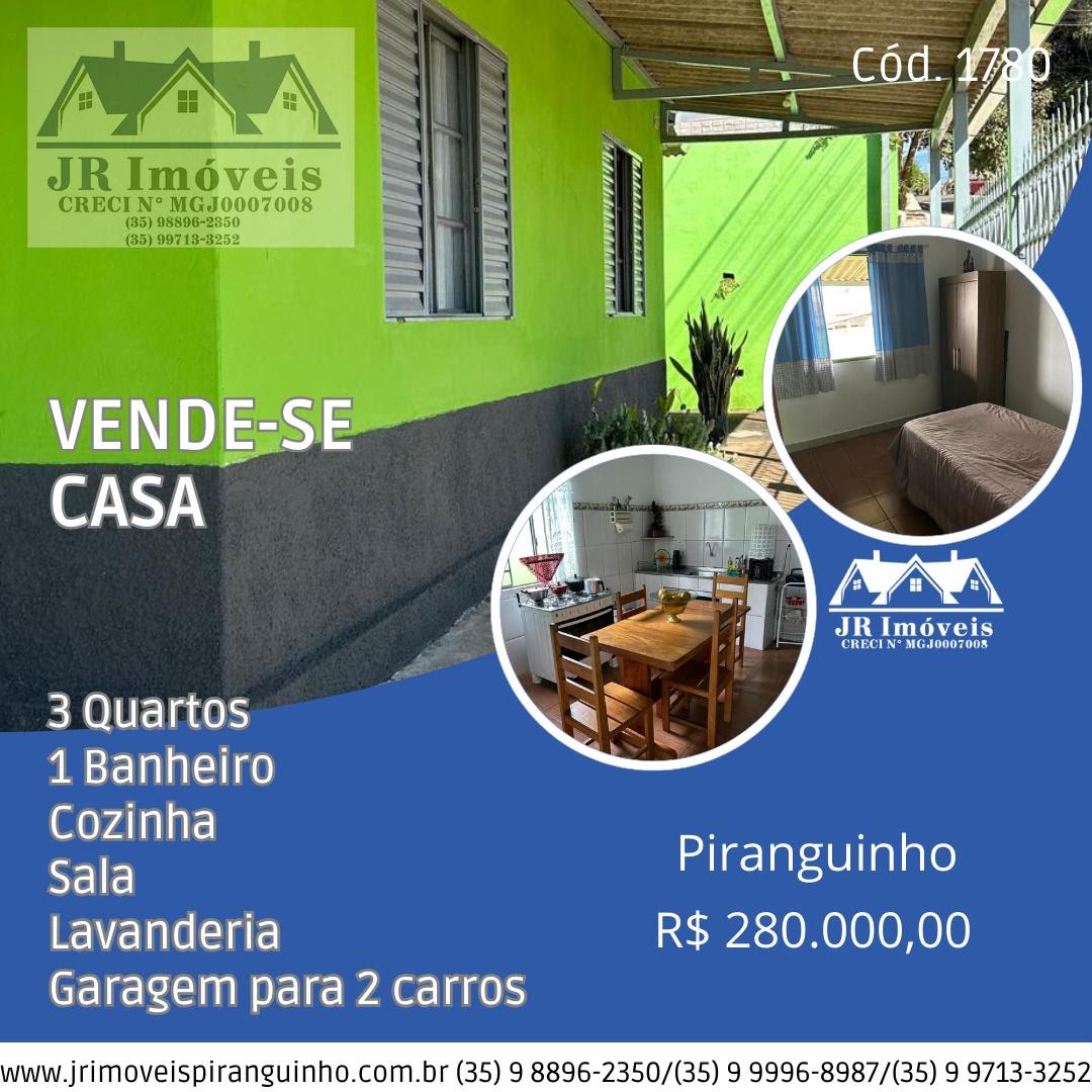 Casa à venda com 3 quartos, 1 banheiro, 2 vagas e 300m² no Bairro Santa Barbara, Piranguinho (MG) — foto 2 de 13