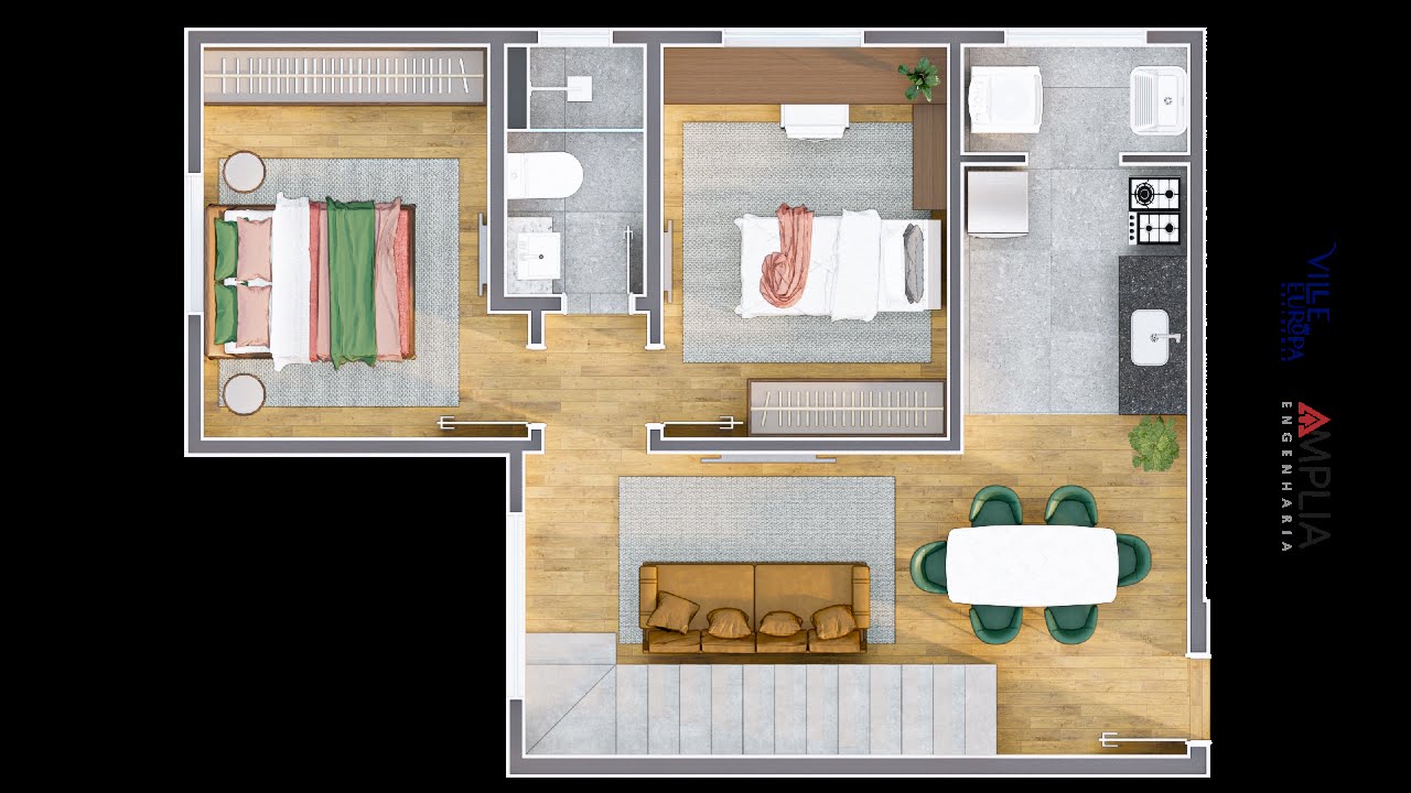Apartamento à venda com 3 quartos, 1 vaga e 69m² no Boa Esperança, Santa Luzia (MG) — foto 11 de 13