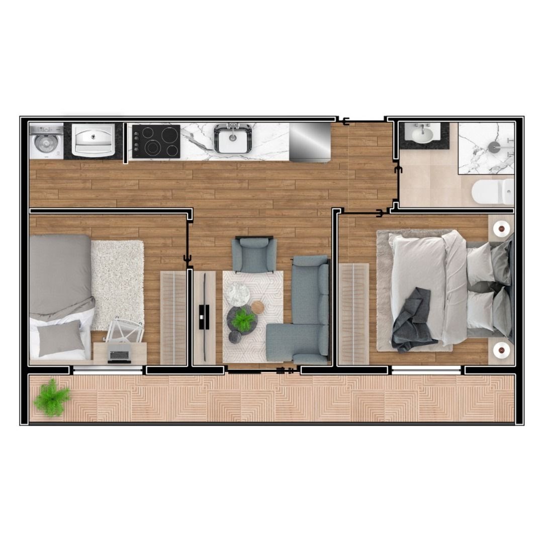 Apartamento, 1 quarto, 26 m² - Foto 17