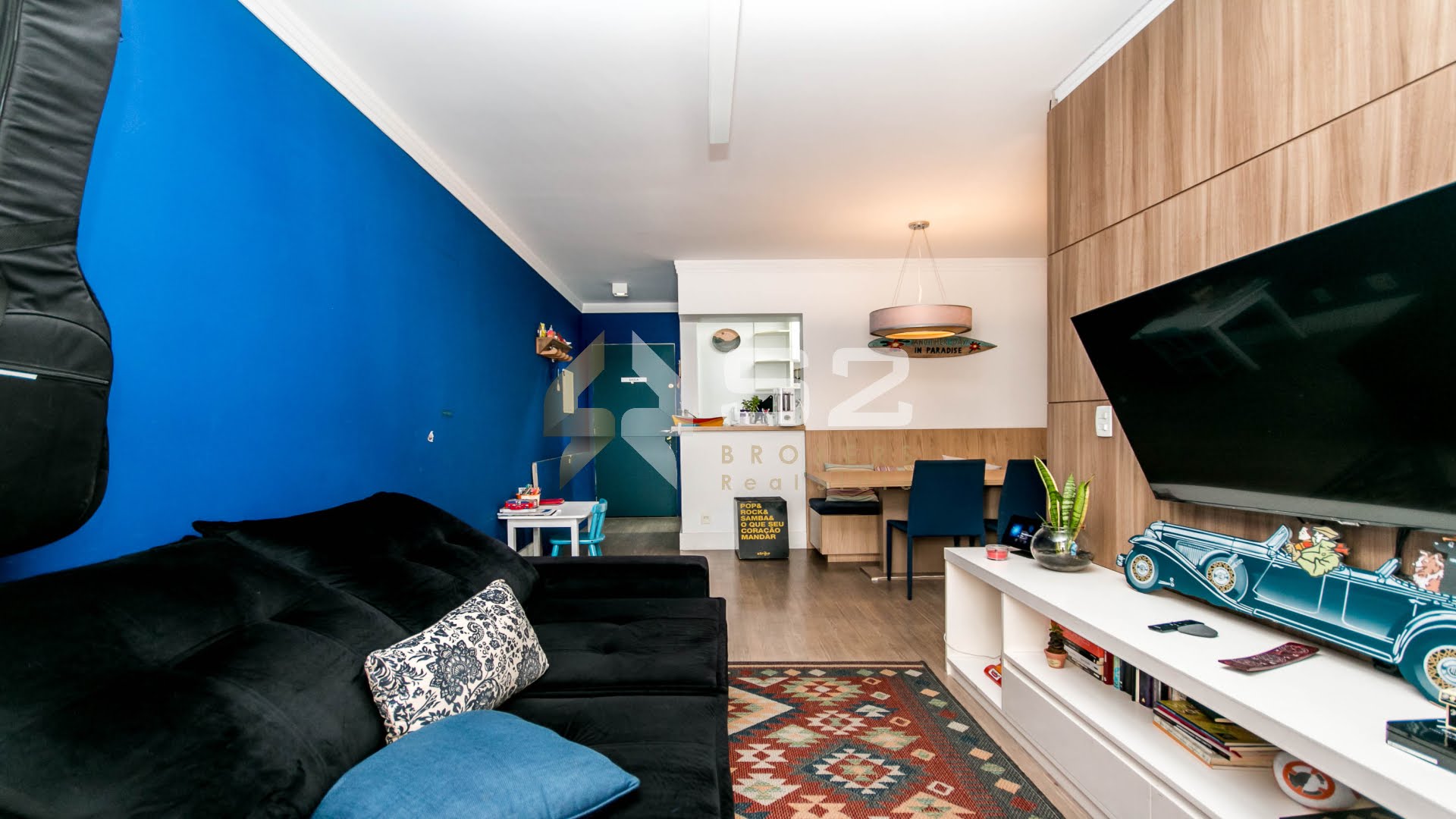 Apartamento 2 quartos com closet 1 vaga 