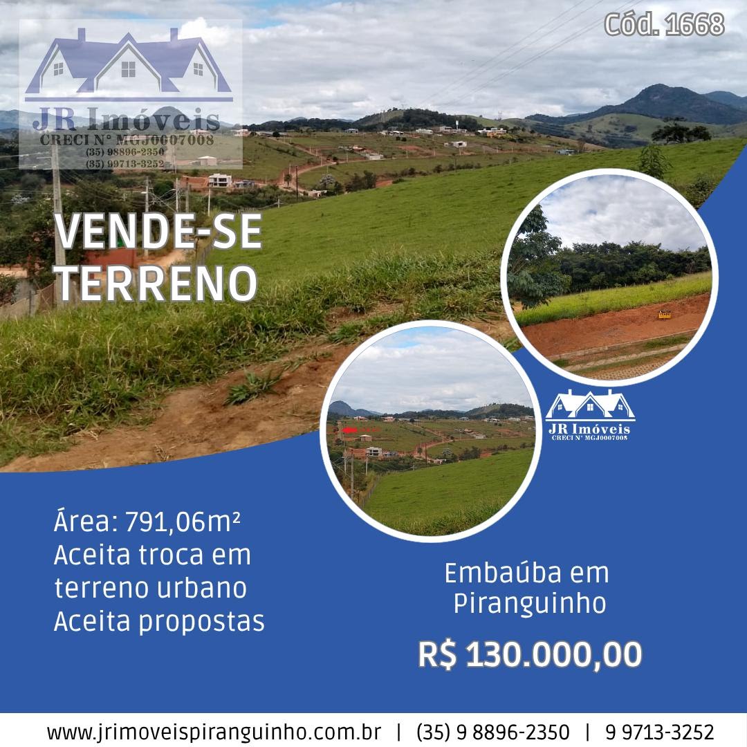 Terreno à venda com 791m² de terreno no Bairro Laje, Piranguinho (MG) — foto 2 de 6