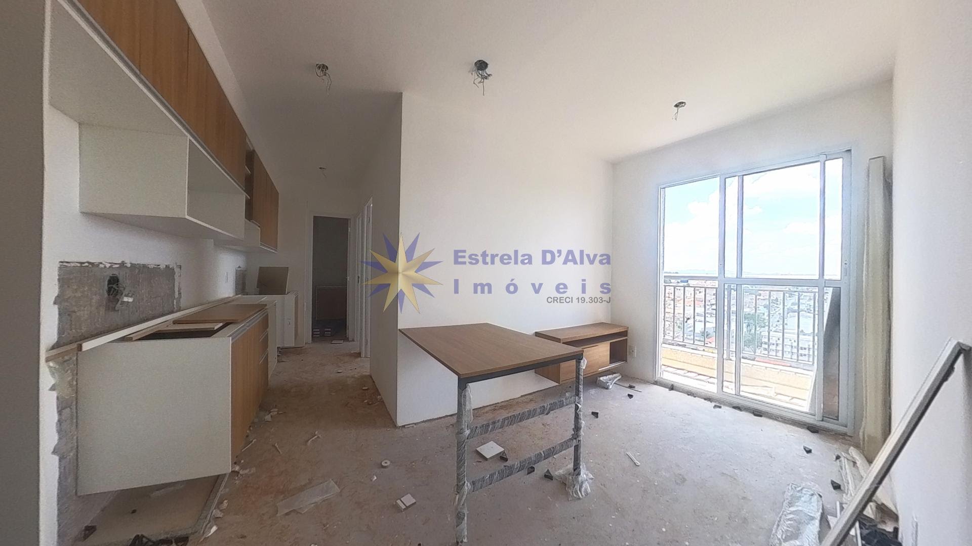 sala de jantar e cozinha