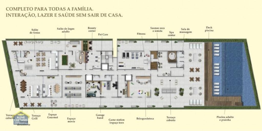 Apartamento à venda com 3 quartos, 1 suíte, 3 vagas e 114m² no Guilhermina, Praia Grande (SP) — foto 14 de 29