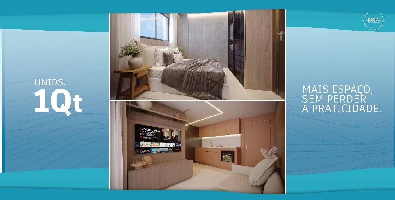Apartamento à venda com 1 quarto, 1 suíte, 1 vaga e 28m² no Portal de São José, São José da Coroa Grande (PE) — foto 24 de 25