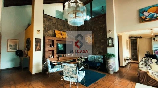 sala estar com sala de jantar