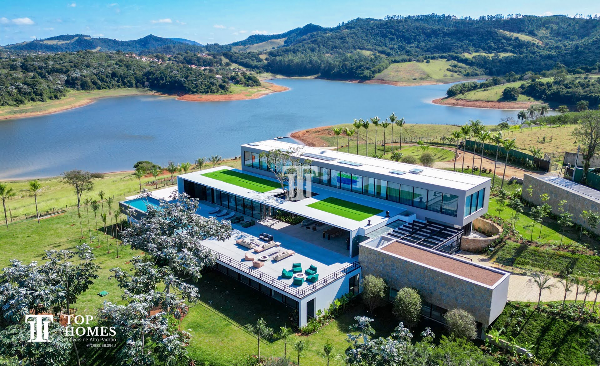 Casa Resort Mansão Sítio frente Represa à venda em Joanópolis - Bragrança Paulista - Represa de Jacareí